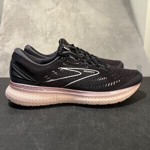 Brooks Glycerin 19 Running Shoes Womens 12 Black Pink Cushioned DNA Loft Road